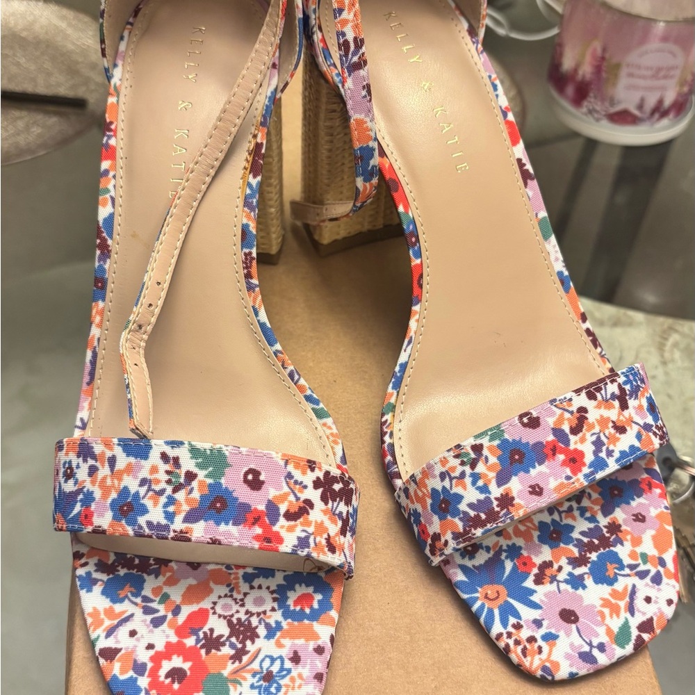 Kelly & Katie Floral Heels Vibrant Summer Style